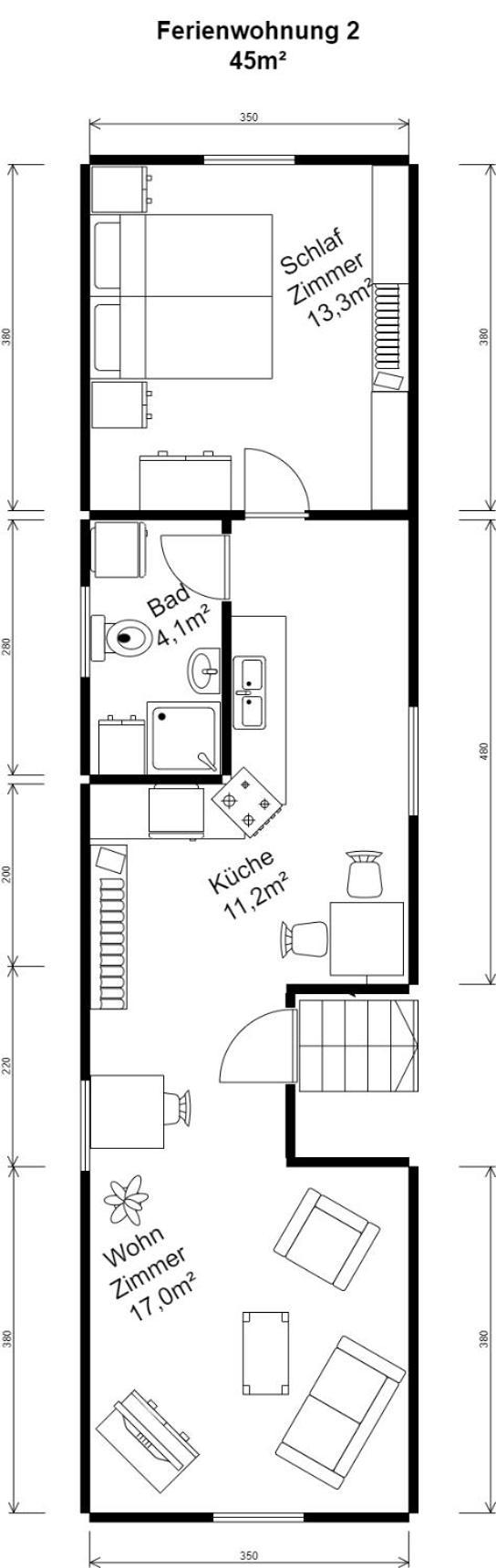 Ferienwohnung Van Den Berg Rees Quarto foto